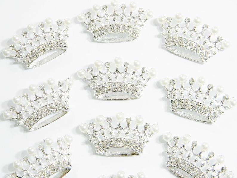 9 Point Clear Crown Sash Magnet | Crown Jewel Designs