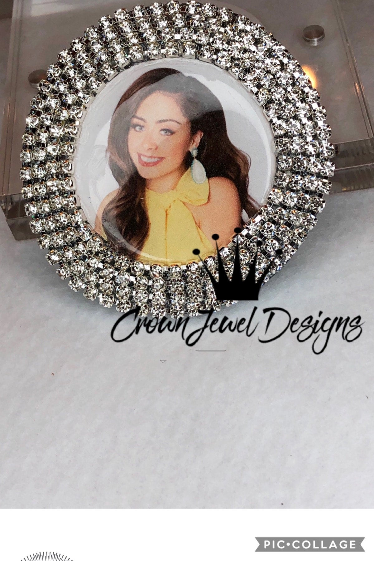 3" Sash Crown Jewel Designs